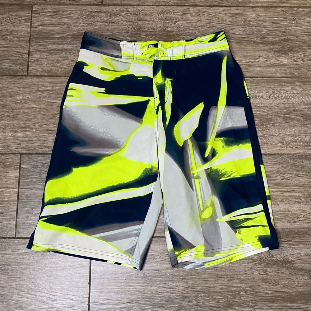 Nike Small Neon Swim Trunks